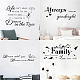 PVC Quotes Wall Sticker DIY-WH0200-014-6
