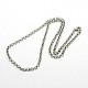 Rolo Chain Necklace for Men NJEW-F027-14-3.5mm-1