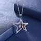 925 Sterling Silver Pendant Necklaces NJEW-BB30725-4