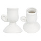 Gorgecraft Creative Goblet Shape Porcelain Candle Holder AJEW-GF0006-85B-1