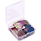 Sunnyclue 1 boîte 40 pièces en cuir larme goutte pendentifs artisanat accessoires de bijoux fabrication accessoire pour bricolage collier bracelet boucles d'oreilles FIND-PH0015-46-7