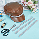 Полиэстеровая лента для шляпы DIY-WH0723-027F-4