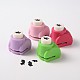 Random Single Color or Random Mixed Color Mini Plastic Craft Punch Sets for Scrapbooking & Paper Crafts AJEW-F003-39-1