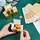 Ph pandahall 30 pcs boîte cadeau dorée 2x2x2 pouces boîte à biscuits de Noël coffrets cadeaux cube boîtes de faveur en papier boîtes de friandises pour Noël mariage mariée anniversaire vacances Saint Valentin fête festival CON-WH0094-22A-3