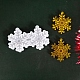 Moldes de silicona colgante de copo de nieve de navidad DIY-TAC0005-84-1