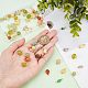 Fingerinspire 60 piezas 10 estilo colgantes de conector de piedras preciosas naturales FIND-FG0001-57-3