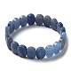 Bracelet extensible en perles de cyanite naturelle G-E010-01-10-2