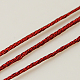 メタリック糸  刺しゅう糸  9プライ  レッド  0.8mm  約328.08ヤード（300m）/ロール MCOR-G001-0.8mm-11-2