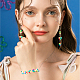 Pandahall elite 300pcs 5 couleurs perles d'argile polymère faites à la main brins CLAY-PH0001-34-6