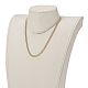 Brass Curb Chain Necklaces NJEW-JN03097-01-4