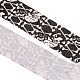 ボッキーマスキングテープ  粘着テープ織り目加工ポリエステル  ボッキー包装用  ブラック  91~100.5x24.5~25mm  約27.34ヤード（25m）/ロール AJEW-WH0241-43B-2