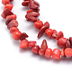 Rosso naturale perline di corallo fili G-P332-65-A-2