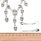 Комплекты из сплава в виде ожерелий и серег-подвесок в тибетском стиле на Хэллоуин SJEW-P006-03AS-3