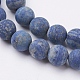 Chapelets de perles en lapis-lazuli naturel G-J376-52-8mm-3