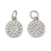 Латунные микро проложить кубического циркония подвески KK-U056-11P