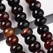 Окрашенные естественный агат бисер пряди G-T144-26B