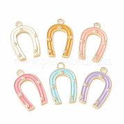Латунные микропаве прозрачные подвески с фианитом KK-B030-13G