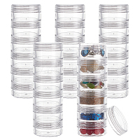 Plastic Bead Containers, Seed Beads Containers, 16 Compartments, Clear,  about 13.0cm long, 20mm thick, Capacity: 5ml(0.17 fl. oz)