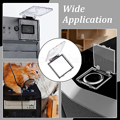 Пластиковая крышка кнопки питания лифта AJEW-WH0348-353A