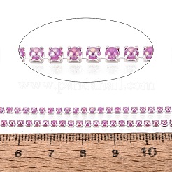 Cadenas de tenis de imitación de perlas de hierro y plástico ABS&nbsp;CH-Q006-01A-06