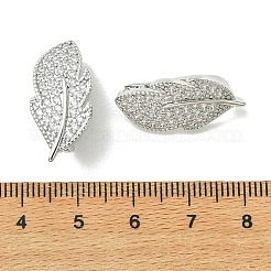 BHs mit Mikropavé-Fassung aus klaren Zirkonia und Schnappverschlüssen&nbsp;XGRQ5F095-808P