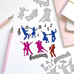 Углеродистая сталь разрезает трафареты DIY-WH0309-1904