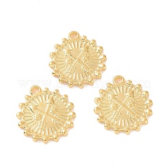 Ionenplattierung (IP) 304 Edelstahl Anhänger Strass-Einstellungen&nbsp;STAS-F293-19G