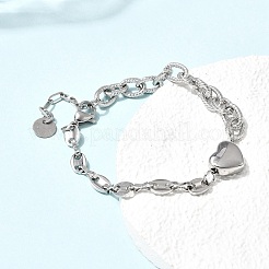 Gliederarmbänder aus 304 Edelstahl&nbsp;BJEW-H644-14P