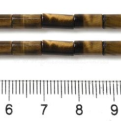 Природных тигровый глаз бисер нитей G-B091-A14-01