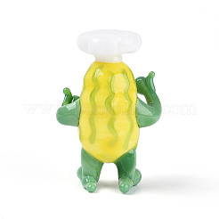 Decorazioni per esposizione di chef dei cartoni animati in vetro soffiato fatte a mano&nbsp;LAMP-T025-12D