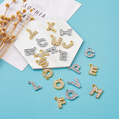 Подвески со стразами из сплава и подвески со стразами из микропаве из циркония ALRI-TA0001-06-RS