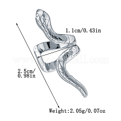925 серьга-кафф в форме змеи из стерлингового серебра CG5148