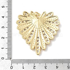 Латунные микро проложить кубического циркония подвески&nbsp;KK-H529-61B-G