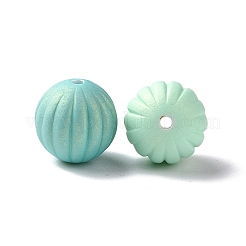 Окрашенные распылением бусины из АБС-пластика с блестками KY-G025-12