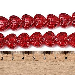 Прозрачные стеклянные бусины GLAA-H038-01F