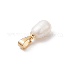 Натуральные культивированные пресноводные жемчужные рисовые подвески&nbsp;PALLOY-JF04823