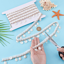 3 ярд полиэстера и отделка ракушками&nbsp;OCOR-PH0006-40