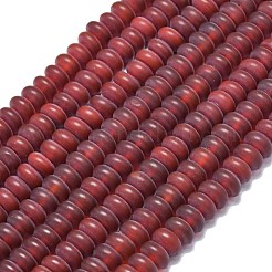 Окрашенные и нагретые нити из натурального сердолика G-P575-A26-8x5mm