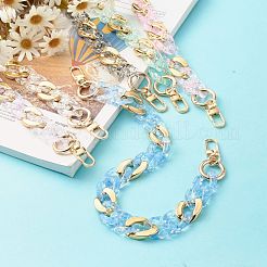 Прозрачная краска Spary Акриловые соединительные кольца Ручки для сумок&nbsp;AJEW-BA00092