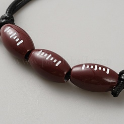 Спортивные браслеты из акриловых бусин для мужчин и женщин BJEW-WH0022-55D