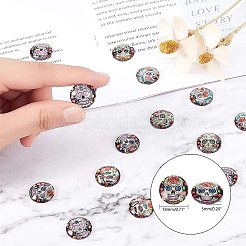 Cabochons di vetro flatback per i progetti fai da te&nbsp;GGLA-PH0004-27A