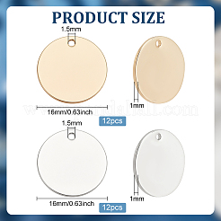 24шт 2 цвета латунные подвески&nbsp;KK-BC0012-23