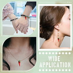 200шт подвески ручной работы лэмпворк LAMP-ME0001-01