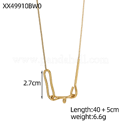 Ожерелья из нержавеющей стали 304&nbsp;STAS-OY011-66G