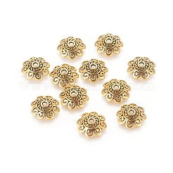 Крышки для бусин тибетского стиля&nbsp;LS-TIBEB-00955-AG-NR