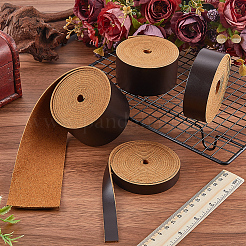 Плоский шнур из воловьей кожи длиной 2 м. AJEW-WH0479-73B-03