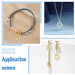 20 шт. 2 цвета 201 подвески из нержавеющей стали&nbsp;STAS-UN0031-02