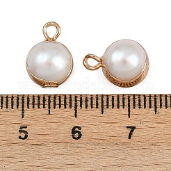 Круглые подвески из натурального жемчуга KK-D423-08G