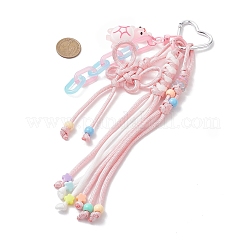 Веревки из полиэстера и спандекса подвесные украшения HJEW-JM03844