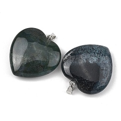 Naturali muschio pendenti agata&nbsp;GG-K002-12A-09